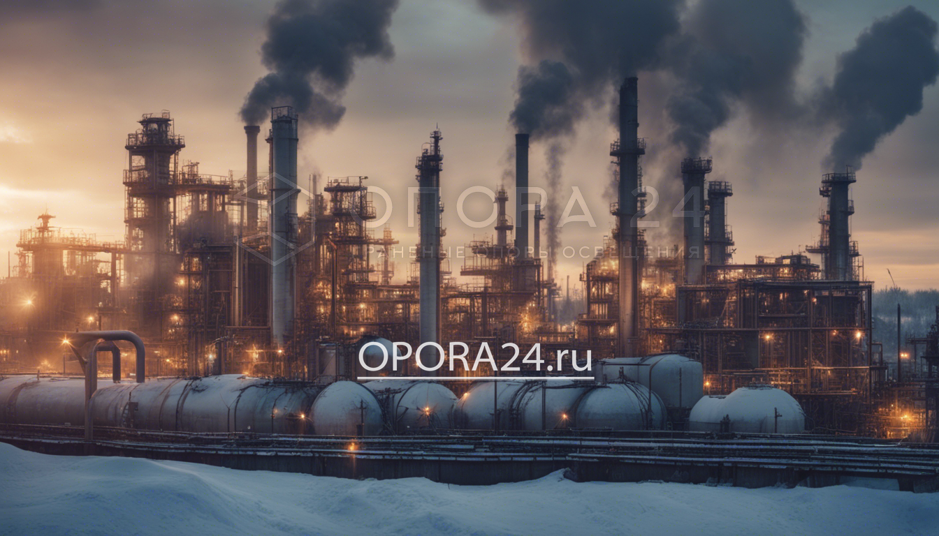 Использование мачт со стационарной рамой в нефтедобывающей и перерабатывающей отрасли