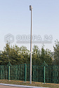 Опору НПК высотой в 6 метров можно адаптировать для паркового или спортивного освещения. На верхушку устанавливается светильник или прожектор с направленным лучом.